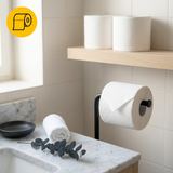 KURTT Papier Toilette 3 Plis Cellulose 250 Feuilles ECO – 24/56 Rouleaux | Doux Absorbant Soluble