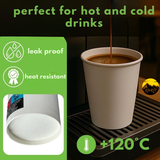 Cardboard drinking cup 200ml White - 1000 pieces incl. SUP