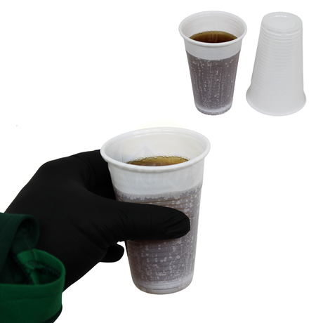 Disposable drinking cups White 0.2l - 1000 pieces incl. SUP