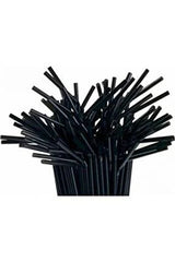 500x Plastic rietjes - herbruikbaar rietje - buigrand 5x230mm - reusable ( europese norm EN12875-1 gecertificeerd)