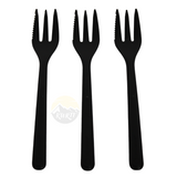 Snack/Friet Fork Black 130 mm - 100 pièces